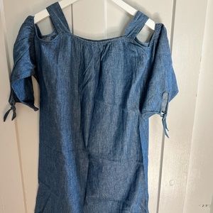 Madewell Cold Shoulder Dress